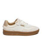Steve Madden Pantofi sport Euphoria low-cut cu sireturi - Alb murdar/Bej deschis