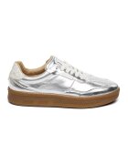 Steve Madden Pantofi sport Euphoria low-cut cu sireturi - Argintiu