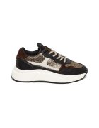 Steve Madden Pantofi sport low-cut cu talpa wedge - Auriu/Negru/Maro
