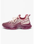 Steve Madden Pantofi sport Mistica din material textil cu strasuri - Violet/Argintiu