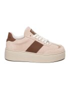 Steve Madden Pantofi sport Moxy low-cut cu platforma - Maro/Piersica