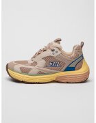 Steve Madden Pantofi sport Parker din piele ecologica cu insertii din plasa - Maro deschis/Maro taupe deschis