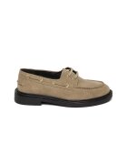 Steve Madden Pantofi uni de piele intoarsa - Maro taupe deschis