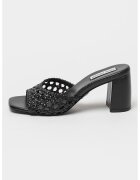 Steve Madden Papuci cu toc de piele ecologica Lovesick - Negru