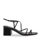 Steve Madden Sandale cu barete multiple si toc masiv Remmi - Negru