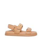 Steve Madden Sandale de piele cu velcro Mona - Maro