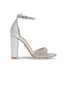 Steve Madden Sandale stralucitoare cu strasuri - Argintiu