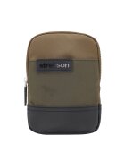 Strellson Geanta crossbody cu model colorblock - Kaki