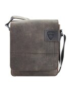 Strellson Geanta crossbody de piele - Maro