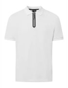 Strellson Tricou polo cu fermoar la gât - Gri deschis