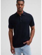 Strellson Tricou polo cu inchidere prin nasturi 30045707 - Albastru inchis