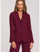 Stylove Blazer cu un singur nasture - burgundy - Visiniu