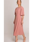 Stylove Rochie cu maneci bufante - - Rosu