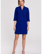 Stylove Rochie sacou cu curea - - Bleumarin