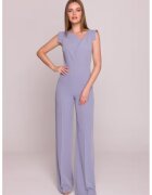 Stylove Salopeta cu decolteu asimetric - - Violet deschis