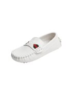 Superbaby Mocasini Pentru Baietei - Elegant - Piele ecologica - Alb