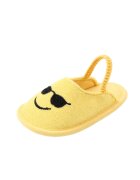 Superbaby Pantofi Decupati - Emoticon - Textil - Fete - Galben