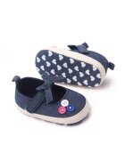Superbaby Pantofi Model AL 13691 cu bulinute albe - Textil - Fete - Bleumarin - Bleumarin