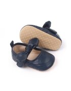Superbaby Pantofi Model AL 14452 Heart - Piele ecologica - Fete -Bleumarin