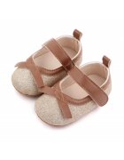 Superbaby Pantofi Model AL 15329 cu fundita - Piele ecologica - Auriu - Auriu
