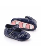 Superbaby Pantofi Model AL 15909 cu stelute - Piele lacuita - 6-9 luni - Bleumarin -