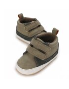 Superbaby Pantofi Model AL 16746 - pentru bebelusi - Piele ecologica - Kaki - Kaki