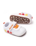 Superbaby Pantofi sport Model AL 16944 Leaves - pentru bebelusi - Textil - Alb