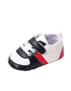 Superbaby Pantofi Sport Model Kyle - Piele ecologica - Baieti - Siret - Velcro - Multicolor