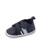 Superbaby Pantofi Sport Model Snoozy - Piele ecologica - Baieti - Velcro - Bleumarin