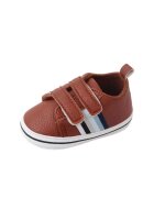 Superbaby Pantofi Sport Model Snoozy - Piele ecologica - Baieti - Velcro - Maro