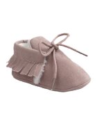 SuperBebeShop Pantofi Imblaniti - Cu Franjuri - Fete - Siret - Roz Pudrat
