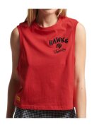 Superdry  Co Maiou cu croiala lejera si imprimeu
