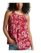 Superdry  Co Maiou dama Superdry Vintage Beach Cami Top - viscoza - Rosu