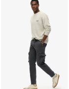 Superdry  Co Pantaloni cargo cu talie medie - Gri antracit