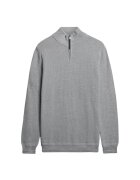 Superdry  Co Pulover cu fenta cu fermoar - Gri deschis
