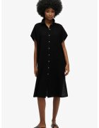 Superdry  Co Rochie-camasa cu slituri laterale - Negru