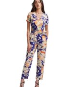 Superdry  Co Salopeta cu maneca scurta si cu model abstract