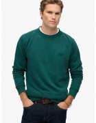 Superdry  Co SUPERDRY - Bluza de trening texturata cu maneci raglan Essential - Verde englez