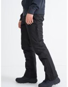 Superdry  Co SUPERDRY - Pantaloni slim fit cu slituri laterale pentru ski - Negru