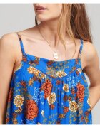Superdry  Co SuperDry - Top lejer cu bretele subtiri si model floral -