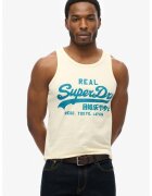 Superdry  Co Top cu imprimeu text - Turcoaz/Crem