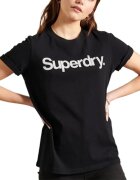 Superdry  Co Tricou cu decolteu la baza gatului si logo -
