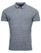 Superdry  Co Tricou polo din material pique Classic - Gri