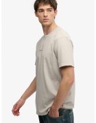Superdry  Co Tricou uni cu decolteu la baza gatului - Grej