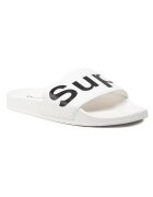 Superga Papuci dama - piele ecologica - alb - set de slapi