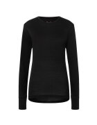 Supernatural Bluza de corp din amestec de lana TUNDRA175 - pentru dame - culoarea negru - Negru