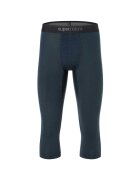 Supernatural Pantaloni de corp din amestec de lana TUNDRA175 TIGHT 3/4 - pentru barbati - culoarea albastru - Albastru