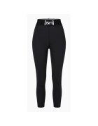 Supernatural Pantaloni de corp din amestec de lana TUNDRA175 TIGHT 3/4 - pentru femei - culoarea negru