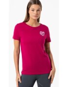 Supernatural Tricou din amestec de lana Little Heartwood - Rosu