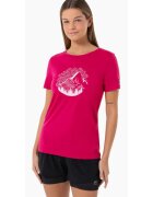 Supernatural Tricou din amestec de lana Montain Mandal Tree - Rosu